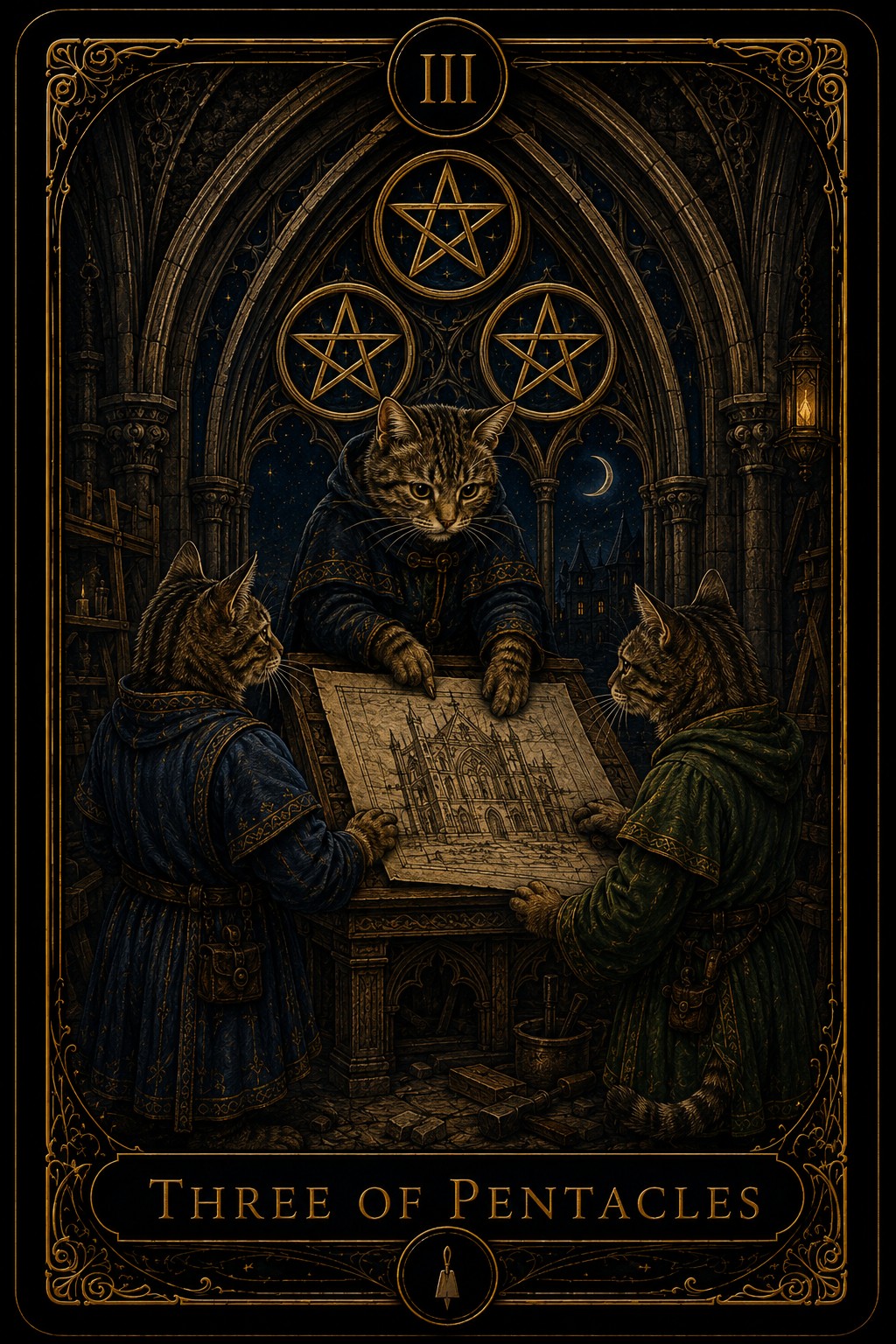 Three of Pentacles