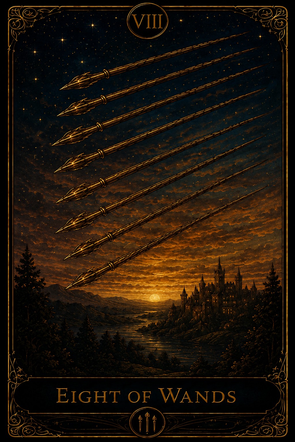 Eight of Wands