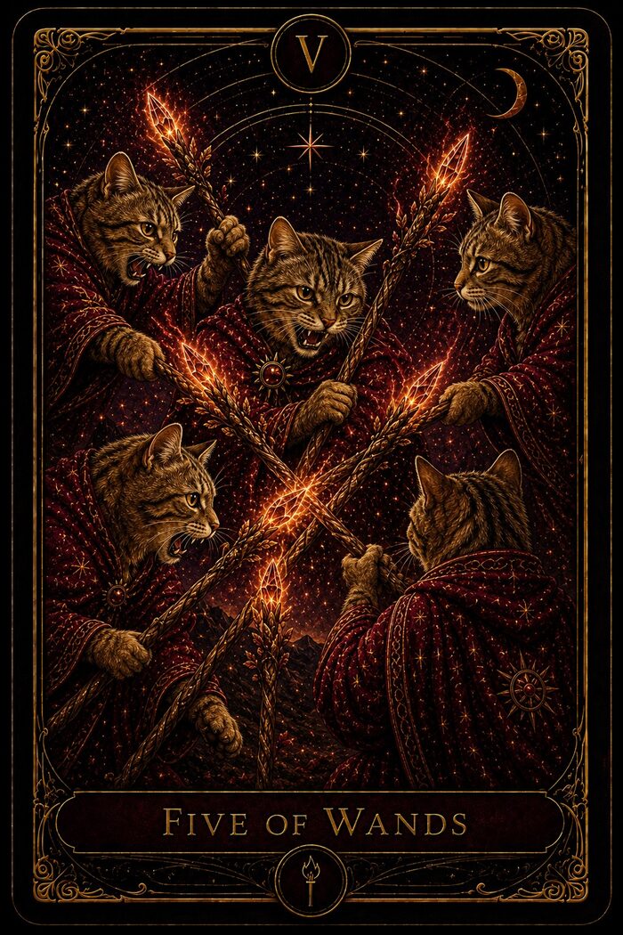 Five of Wands